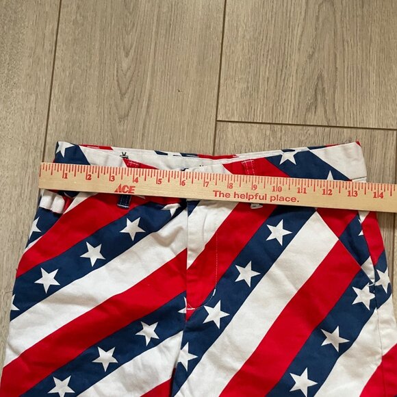 Royal & Awesome Boys American Flag Golf Shorts - Stars & Stripes Design - Picture 3 of 8